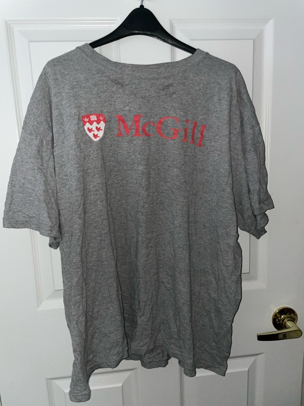 Men's Gray Short Sleeve Logo T-Shirt